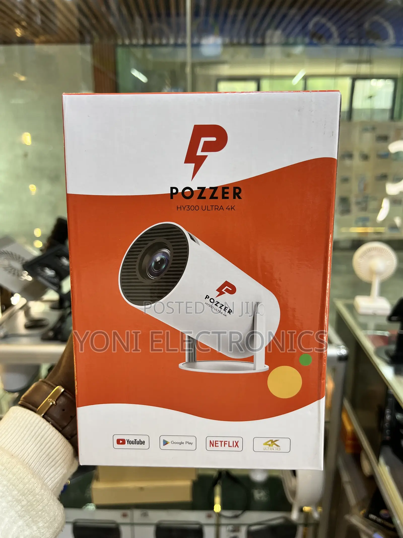 POZZER HY300 Ultra Smart Portable Mini Projector