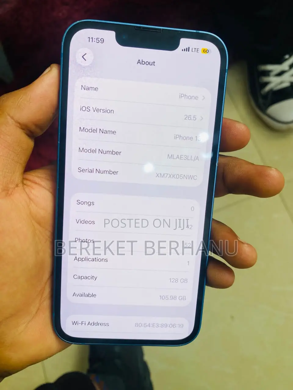 New Apple iPhone 13 128 GB Blue