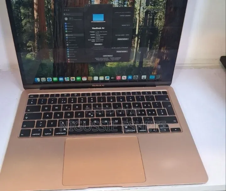 New Laptop Apple MacBook Air 2020 M1 8GB Apple M1 SSD 256GB