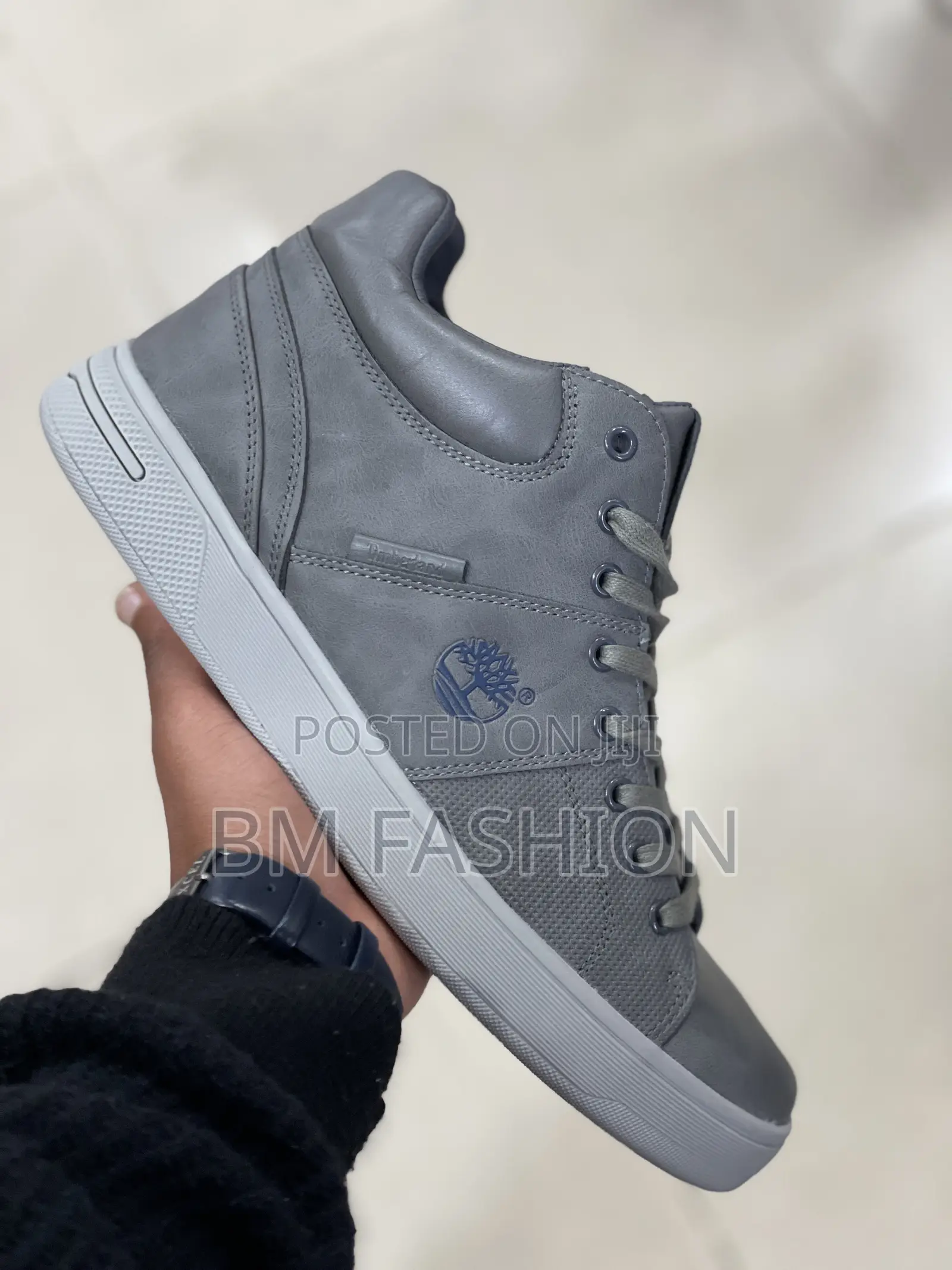 Gray Timberland Mid