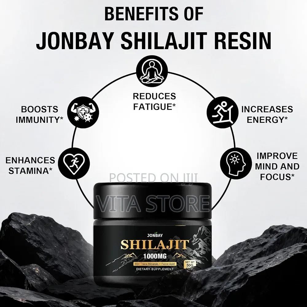 Shilajit Resin 50g, Original Himalapyan Shilajit 85+ Trace Minerals