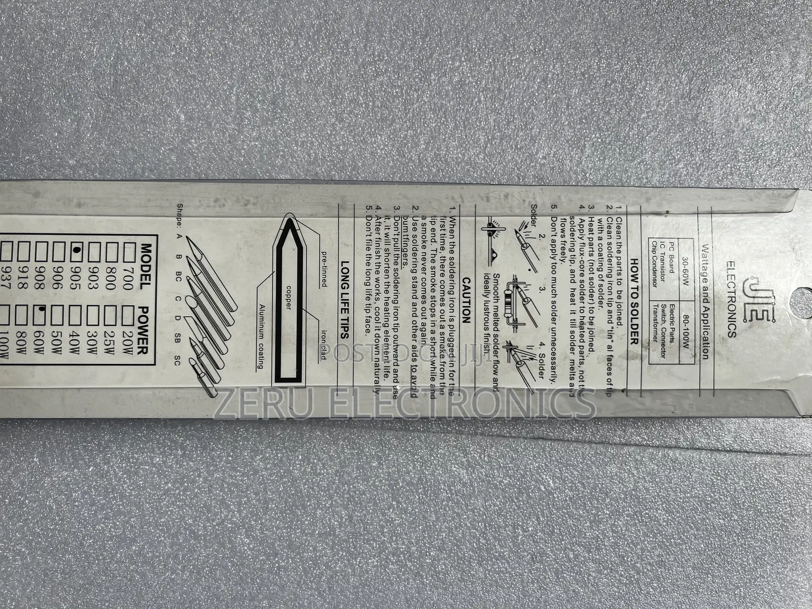 JE Temperature Adjustable Soldering Iron