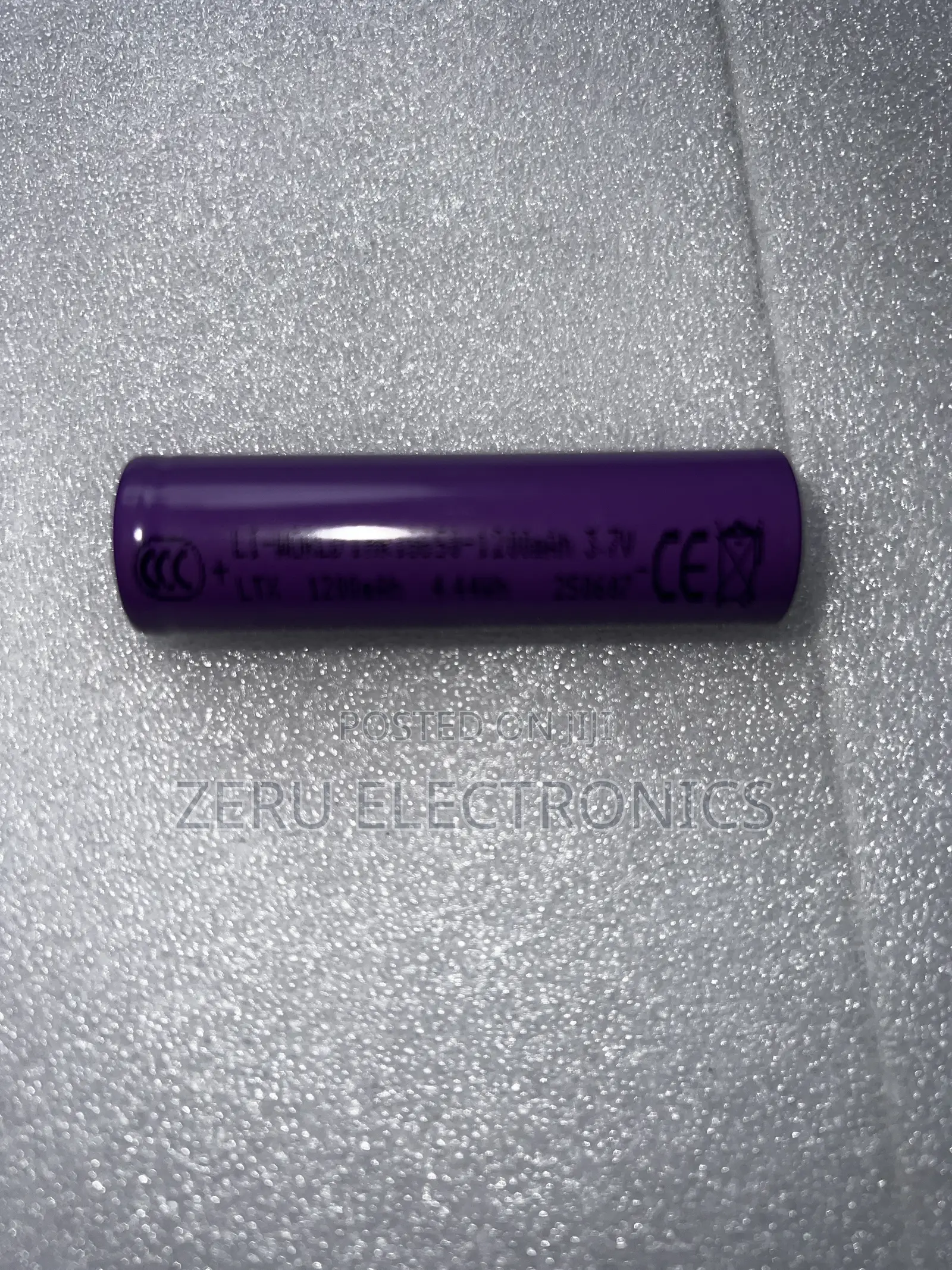 IMR 18650 3.7v Rechargeable Lithium Battery 1200mah