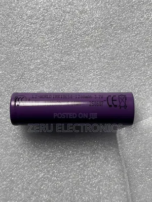 IMR 18650 3.7v Rechargeable Lithium Battery 1200mah