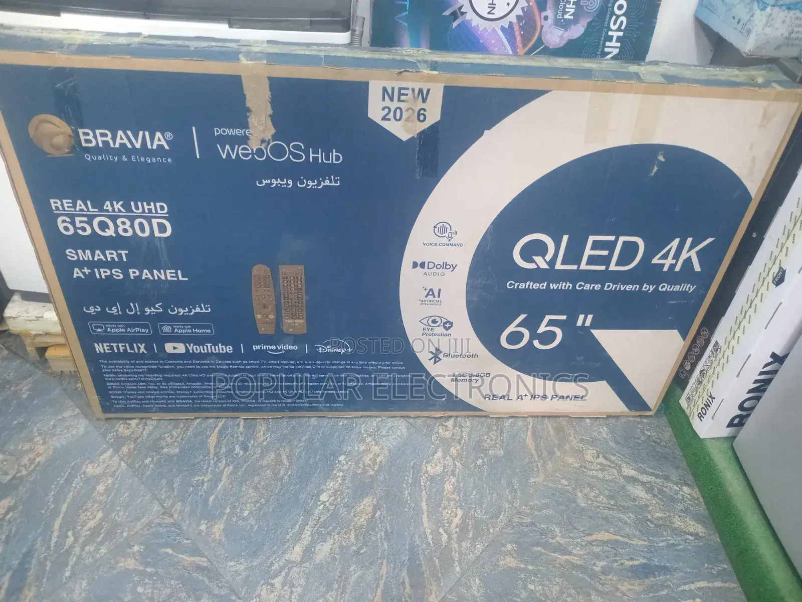 Bravia 65inch TV Smart Android New 20 26