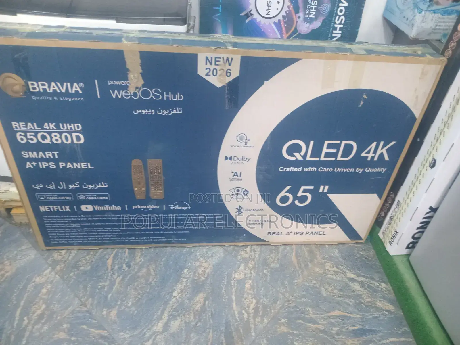 Bravia 65inch TV Smart Android New 20 26