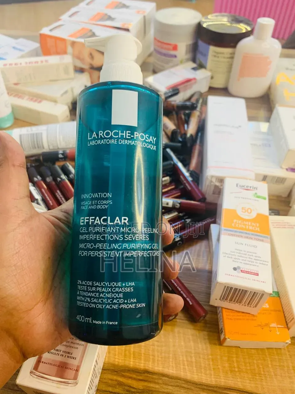 Laroche-Posay EFFACLAR Cleanser for Oily, Acne-Prone Skin From France