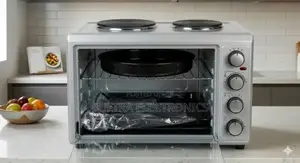 Oven With 2 Hot Plates 2 የኤሌክትሪክ ማብሰያ ምድጃዎች ለመጋገር