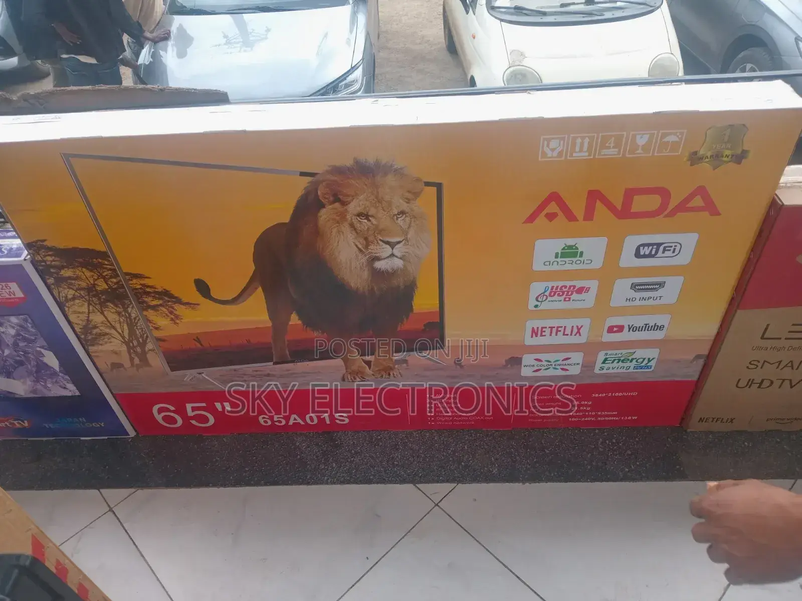 Anda 65inch TV Smart Android New 20 25