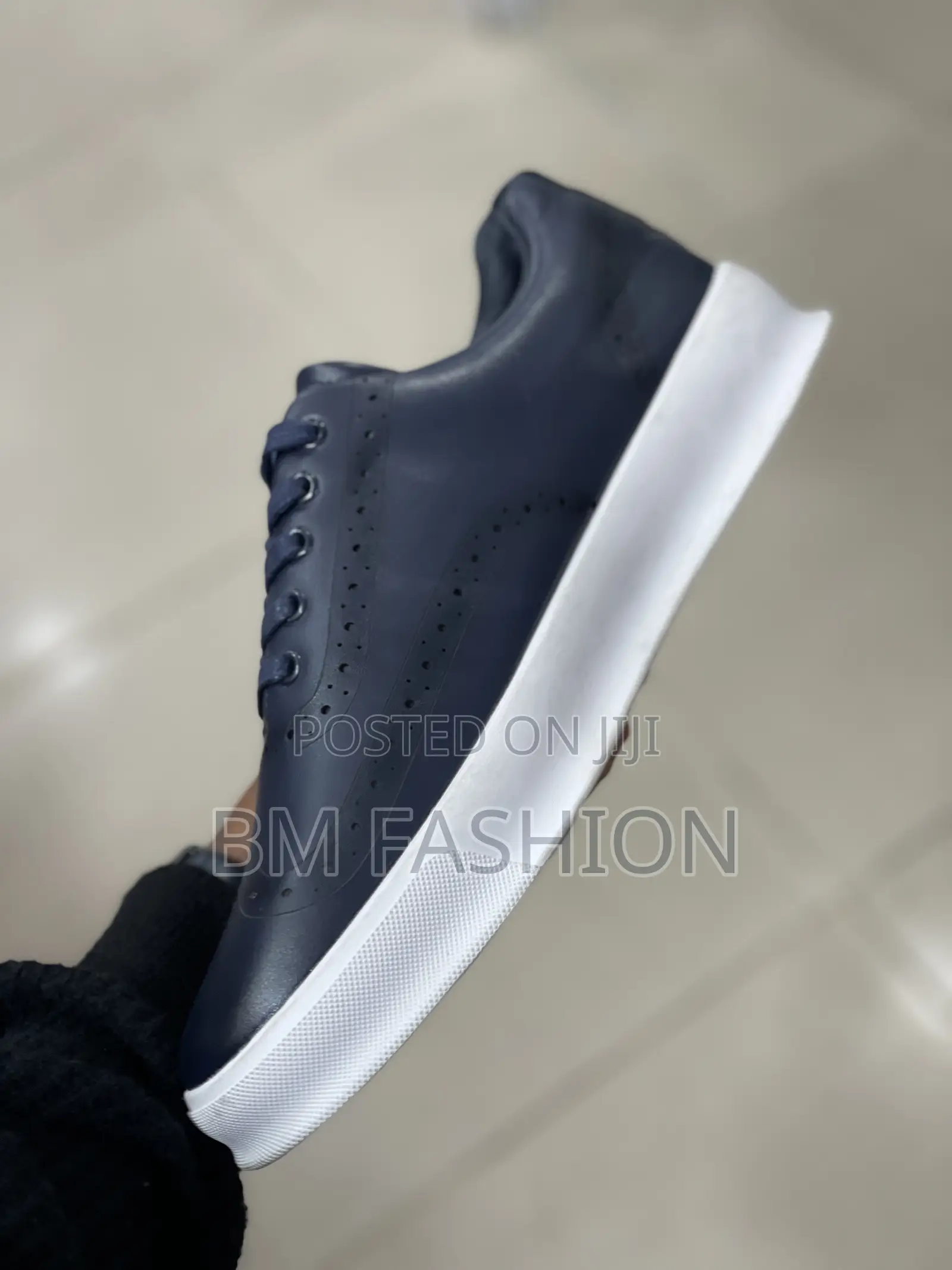 Boss Flats Mens Blue Black