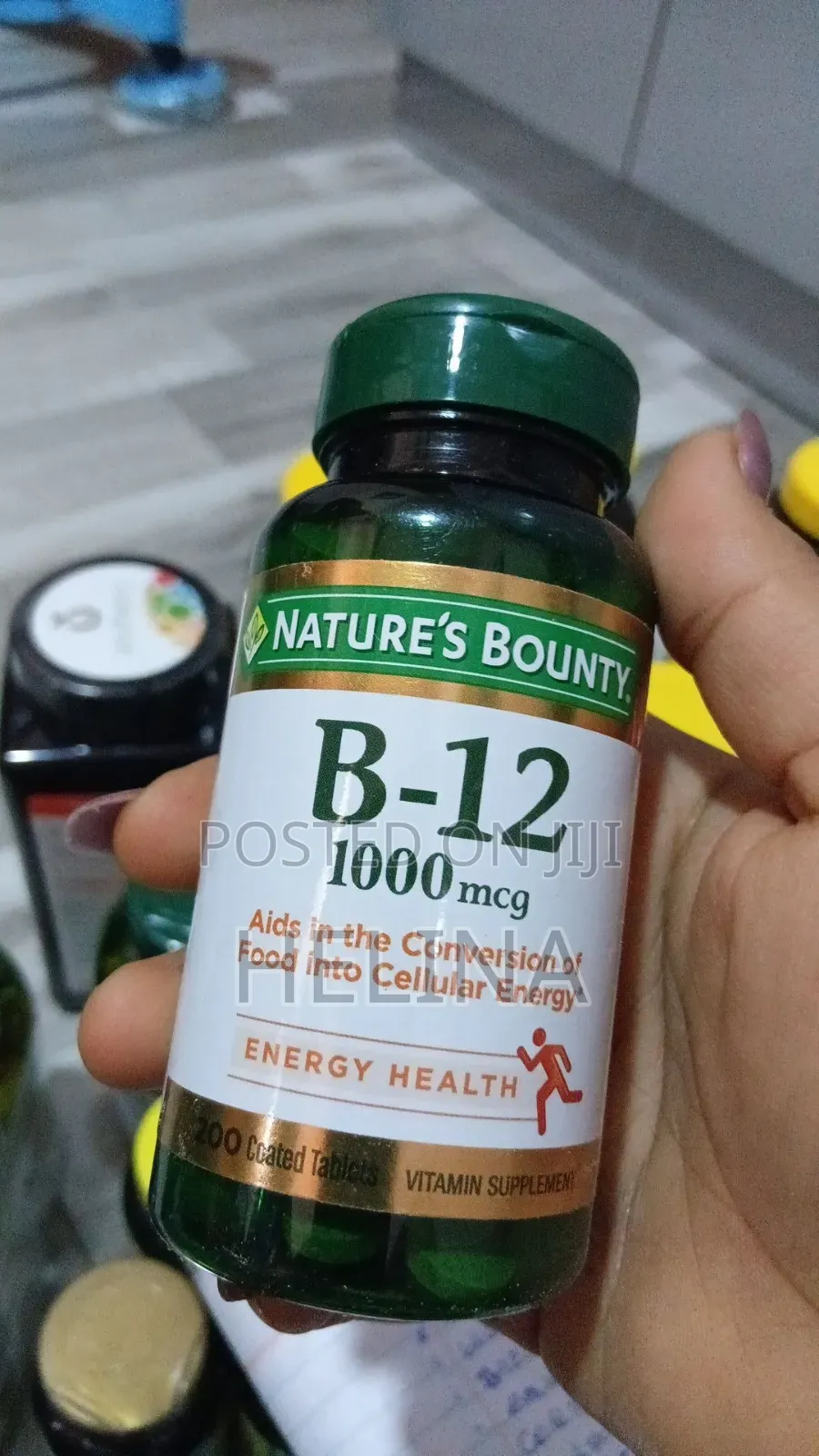 Nature's Bounty B-12 1000 MCG for Energy Health Original From USA