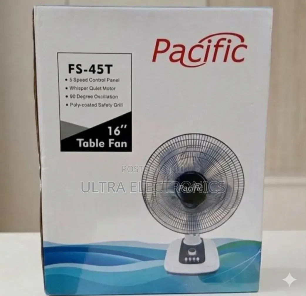 PACIFIC TABLE FAN – Stay Cool, Fresh Comfortable!