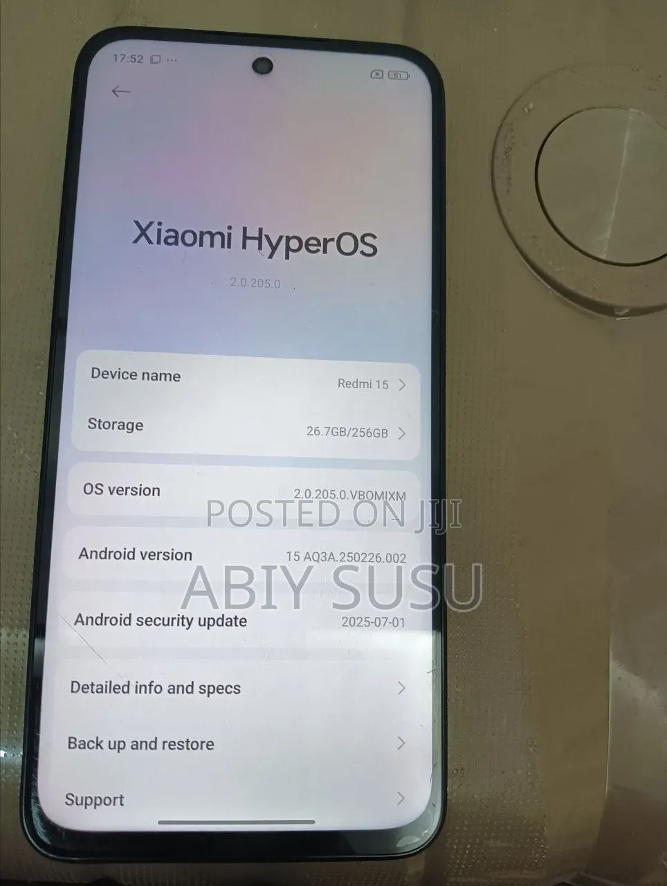 New Xiaomi Redmi 15 256 GB Gray
