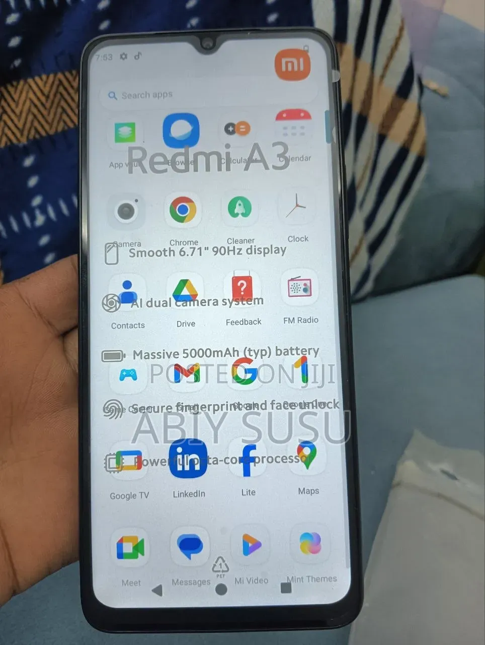 New Xiaomi Redmi A3 128 GB Black