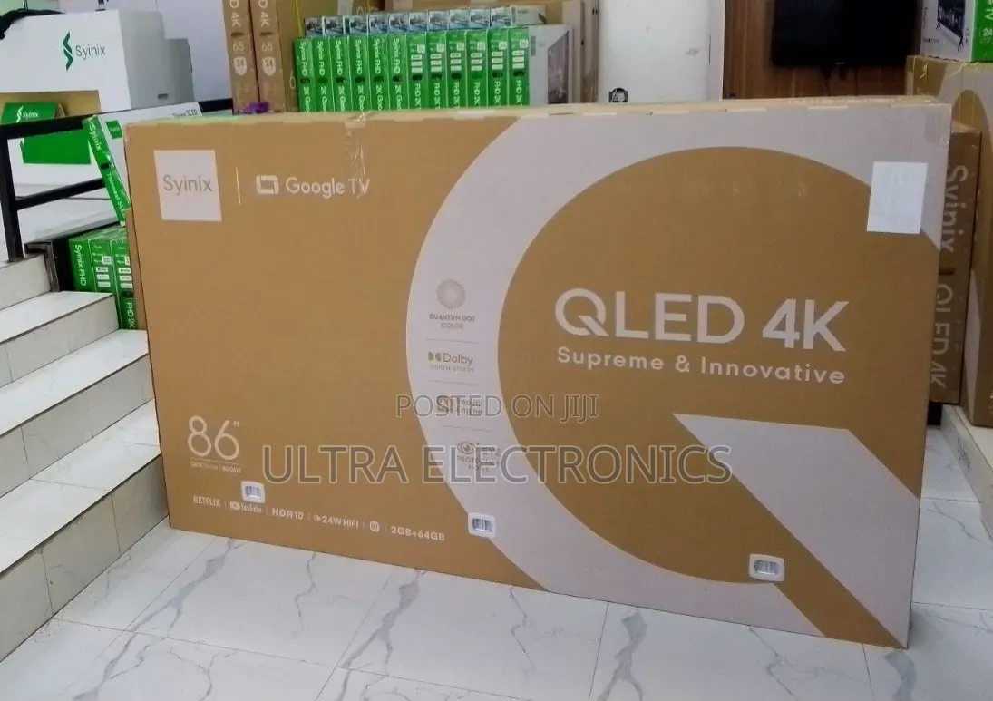 SYINIX 86" QLED – Bring the Ultimate Big-Screen Entertainment Experien