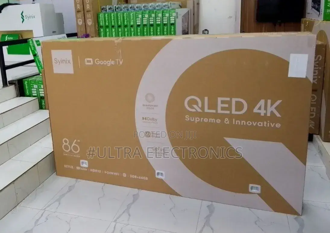 SYINIX 86" QLED – Bring the Ultimate Big-Screen Entertainment Experien