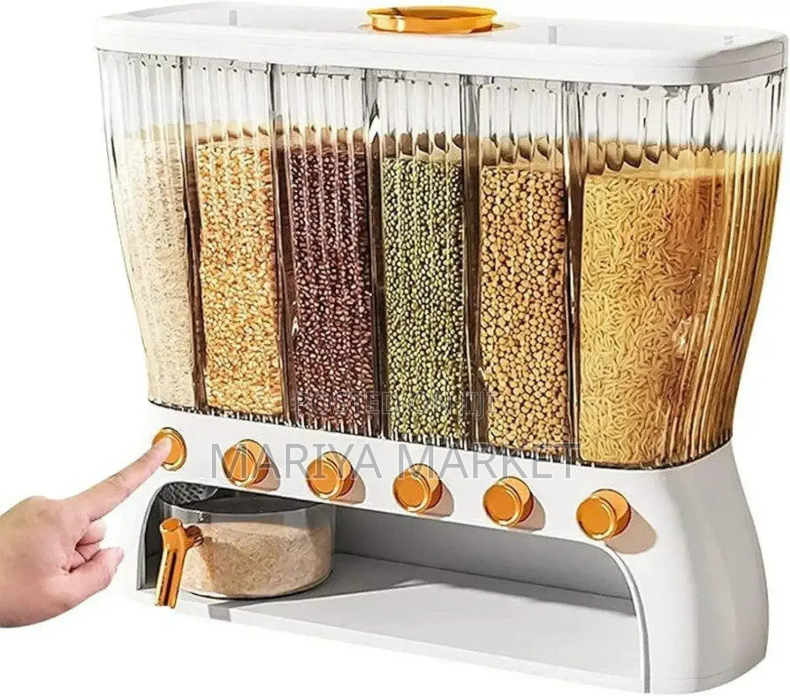 Multiple Dispenser for Cereals Grains and Pulse