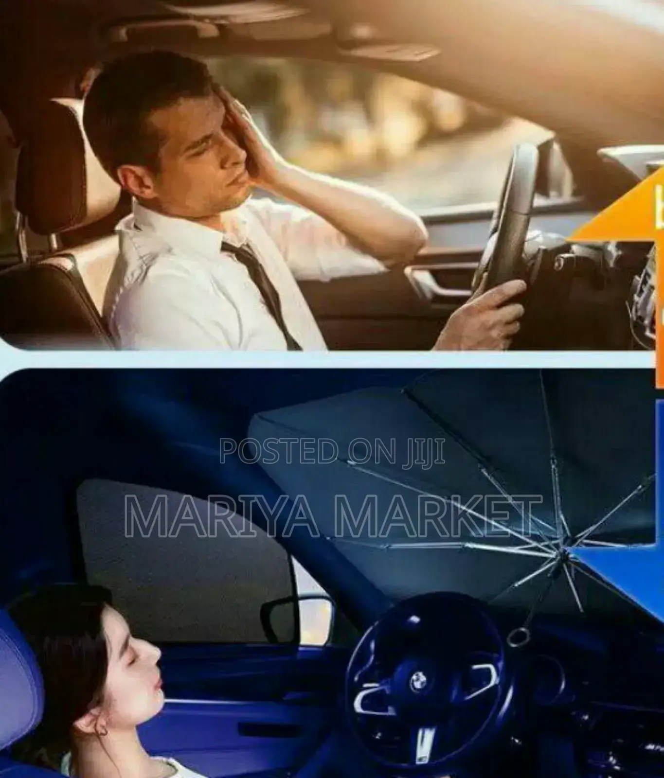 Foldable Car Sunshade Umbrella