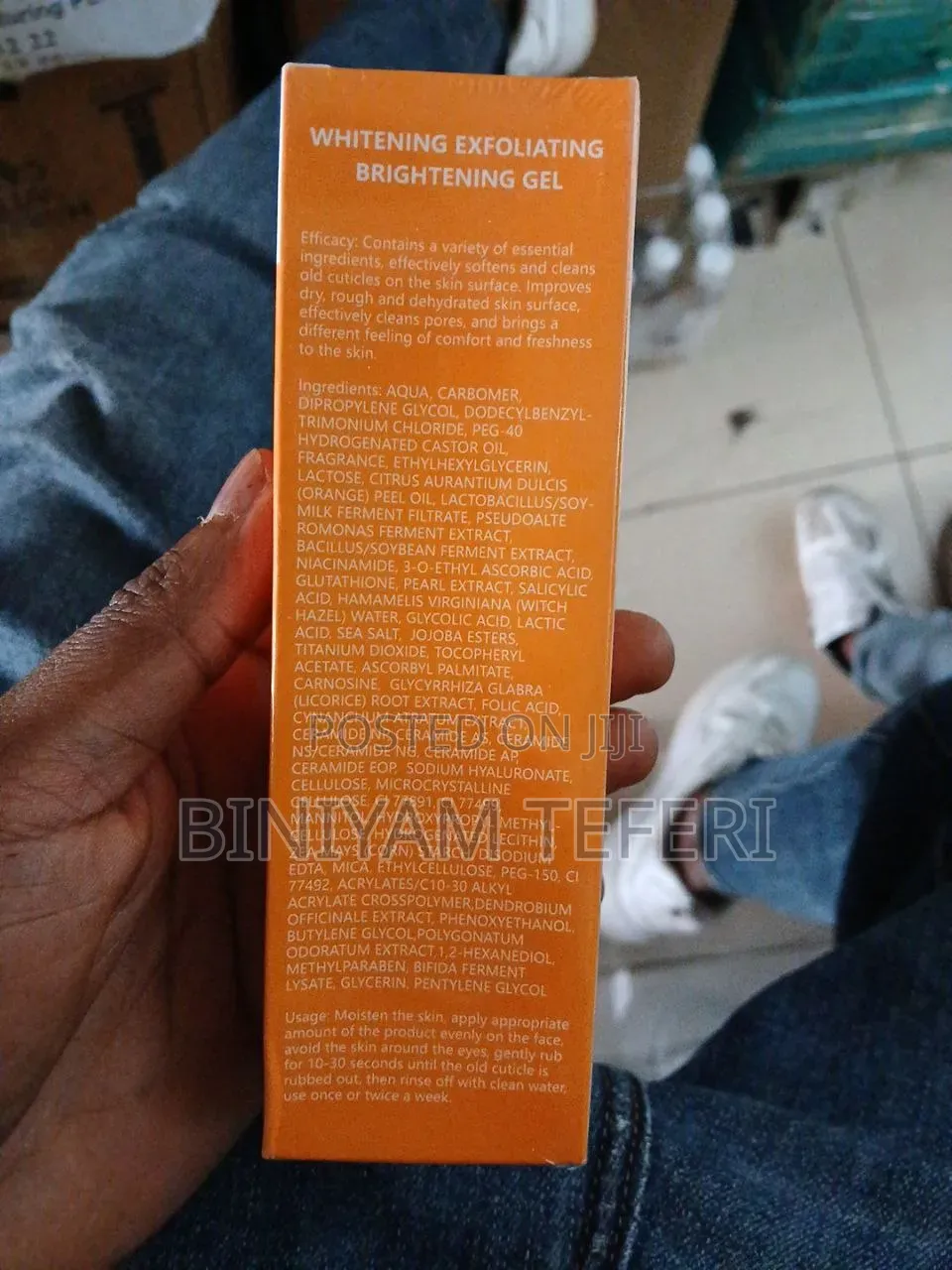 ORANGE Enzymes Exfoliating Brightening Gel