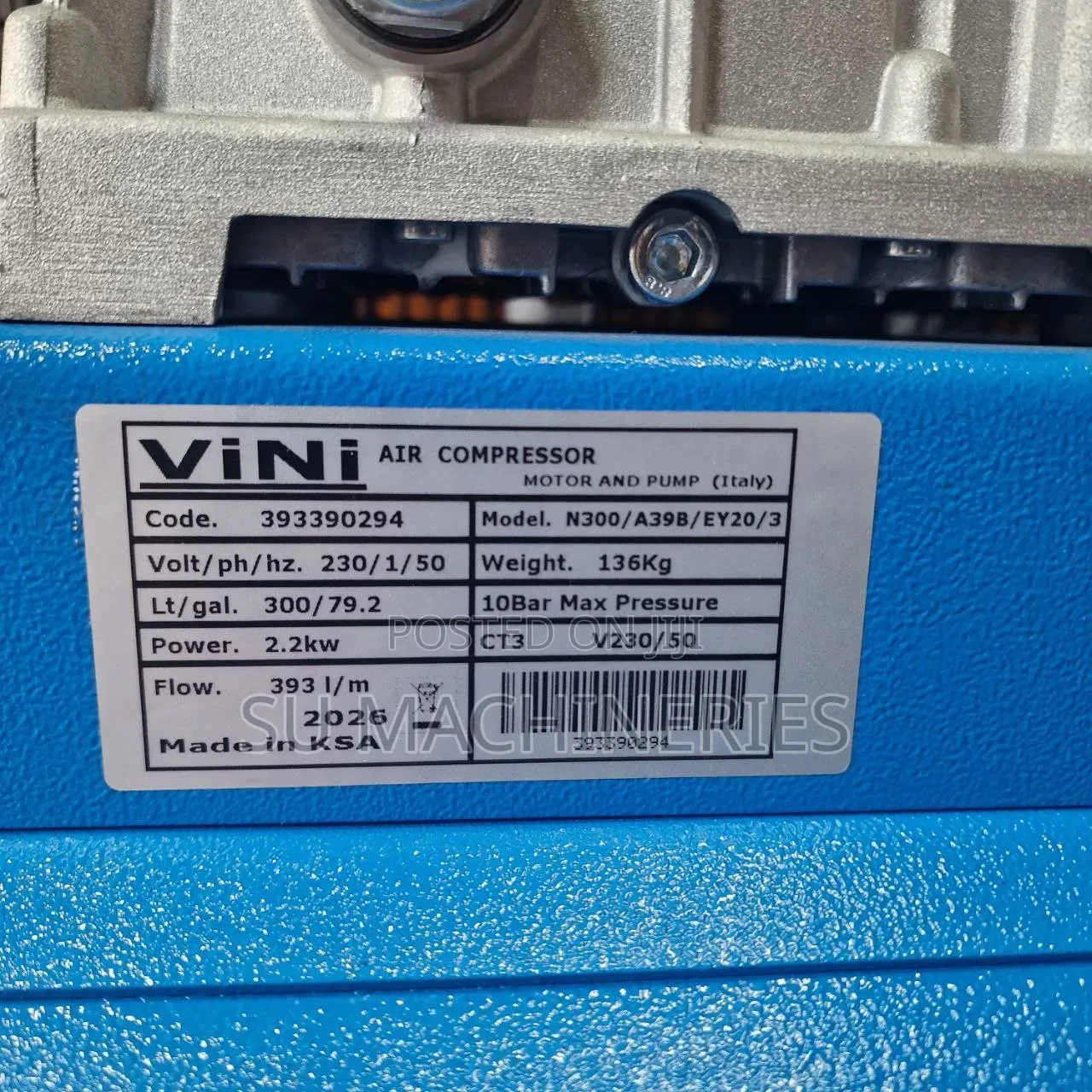 Vini Air Compressor 300L