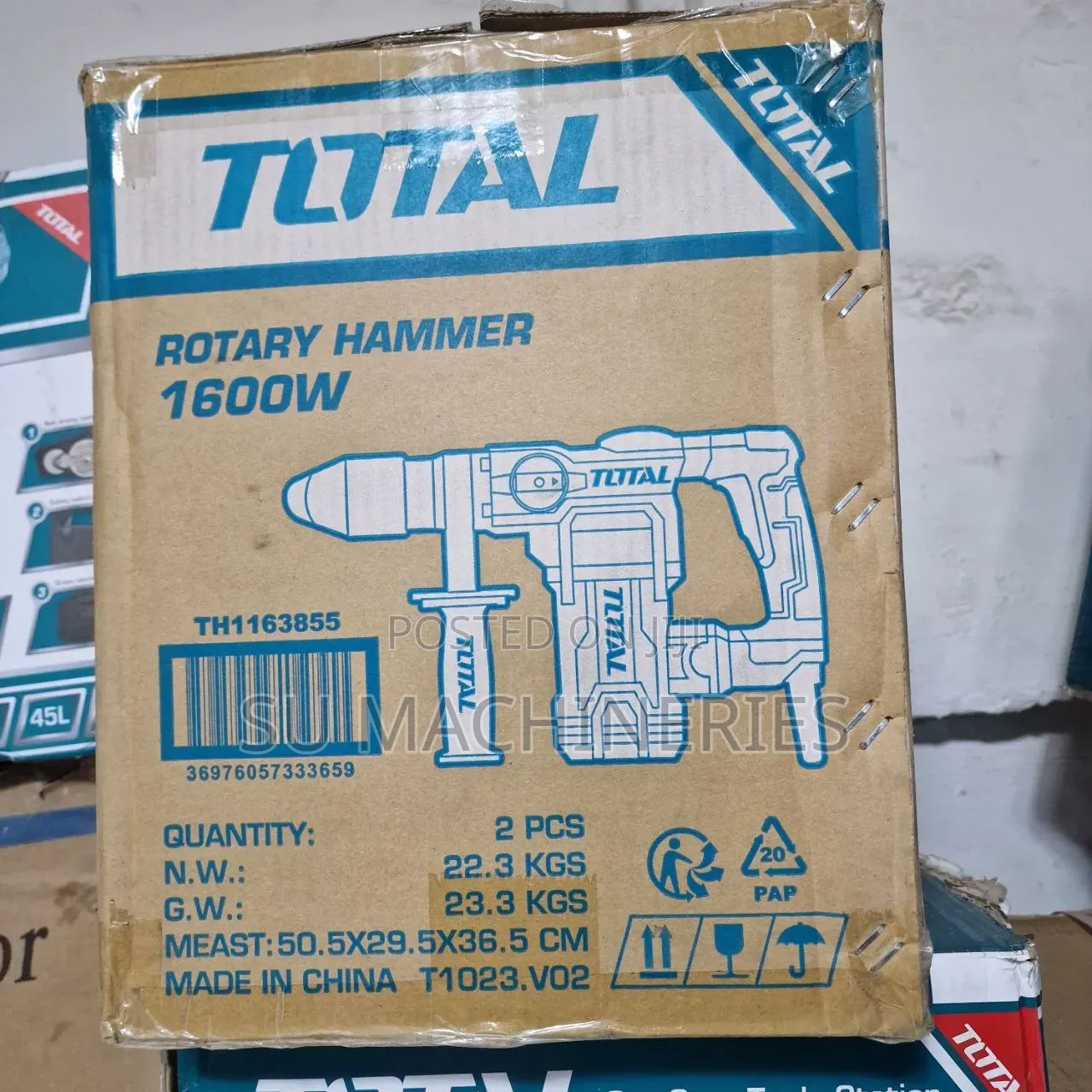 Total: Rotary Hammer 1600w