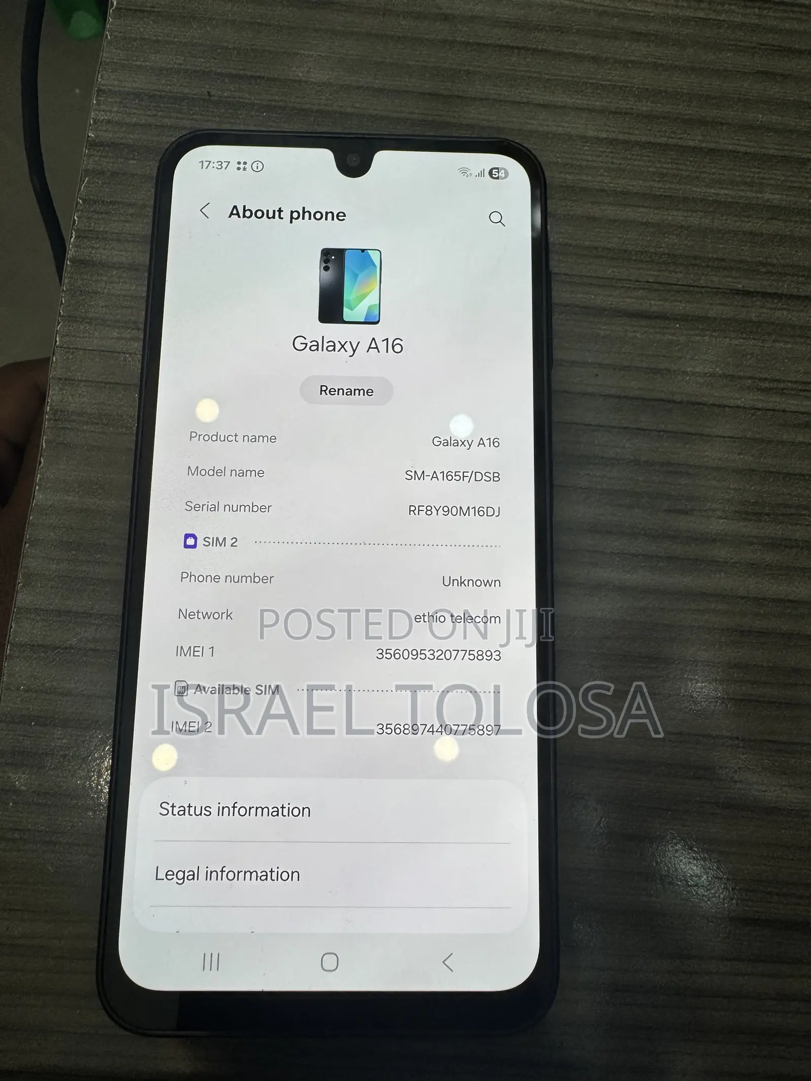 Samsung Galaxy A16 128 GB Black