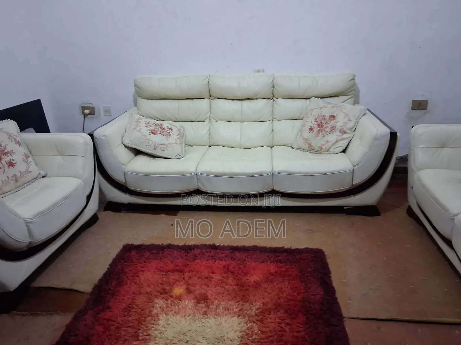 Leather Sofa Set