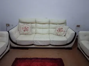 Leather Sofa Set