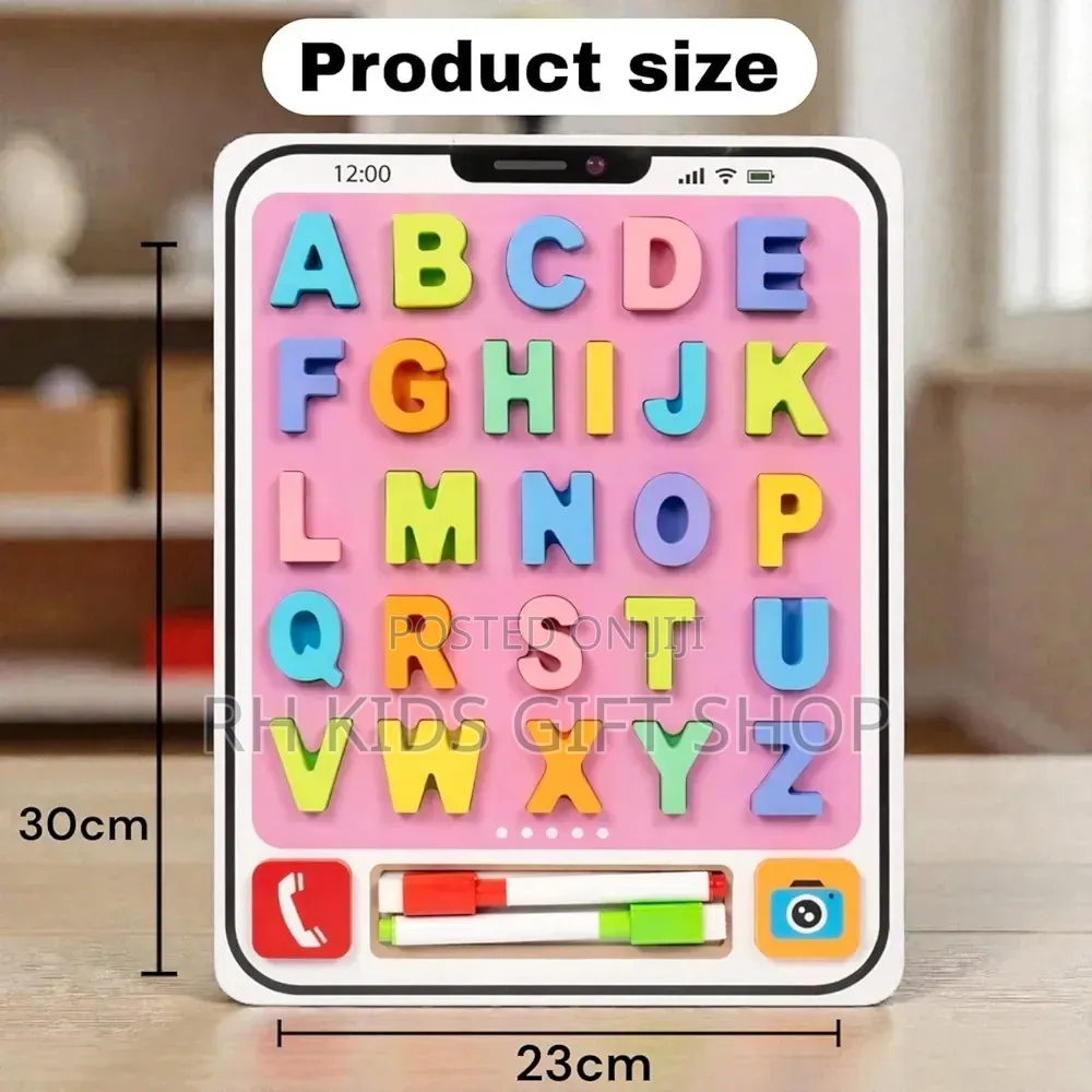 2 in 1 ABC Wooden Board Tracing Board