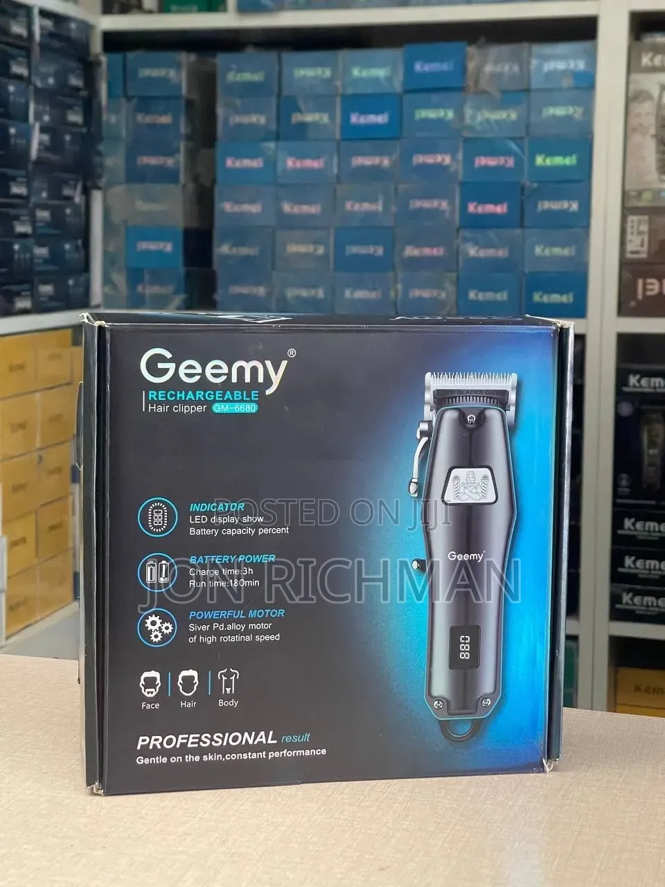 Geemy-6680 የወንዶች የፀጉር ማሽን