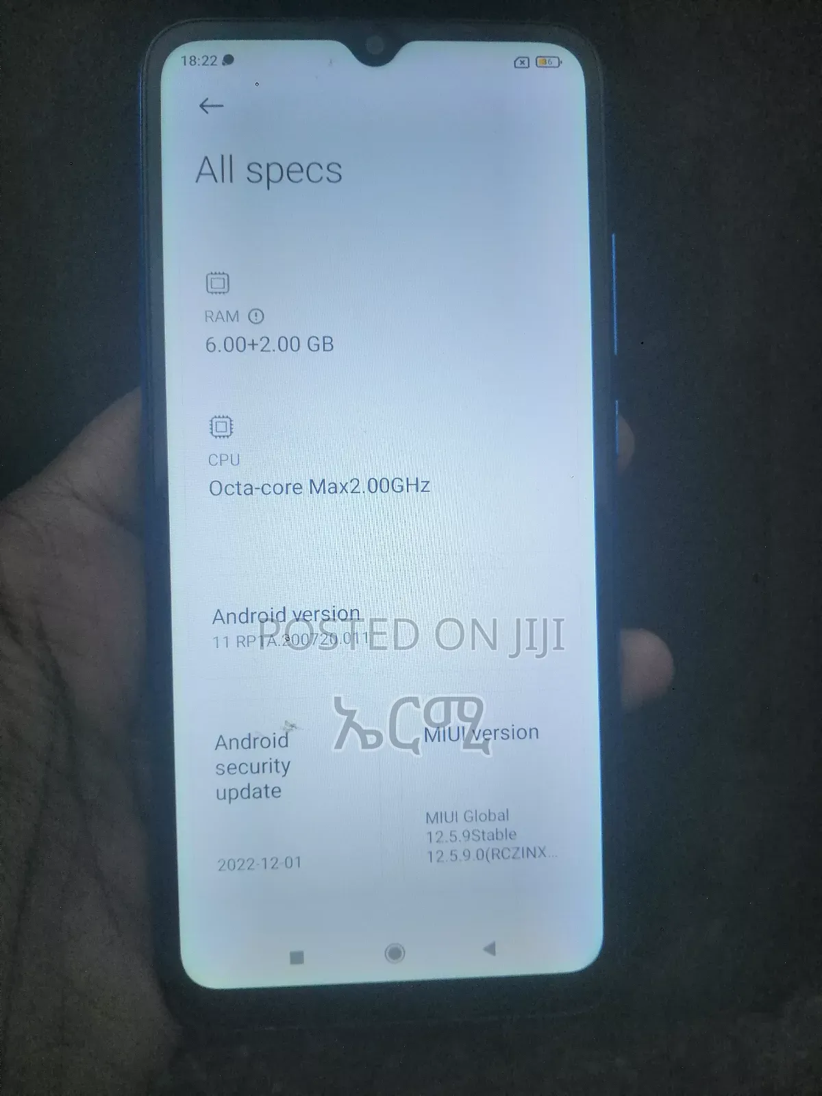 Xiaomi Redmi 10A 128 GB Blue