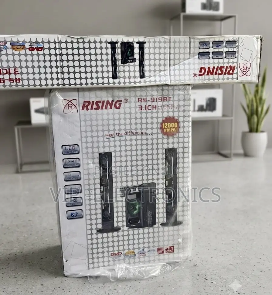 RISING Multimedia Speaker System RS-919BT 3.1 Channel– 12000W PMPO