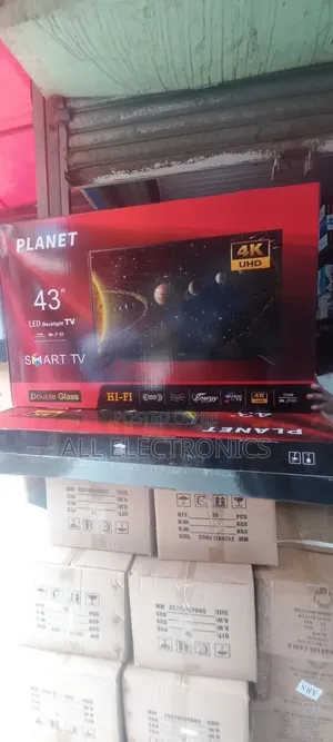 Planet 43-Inch Double Glass Smart TV