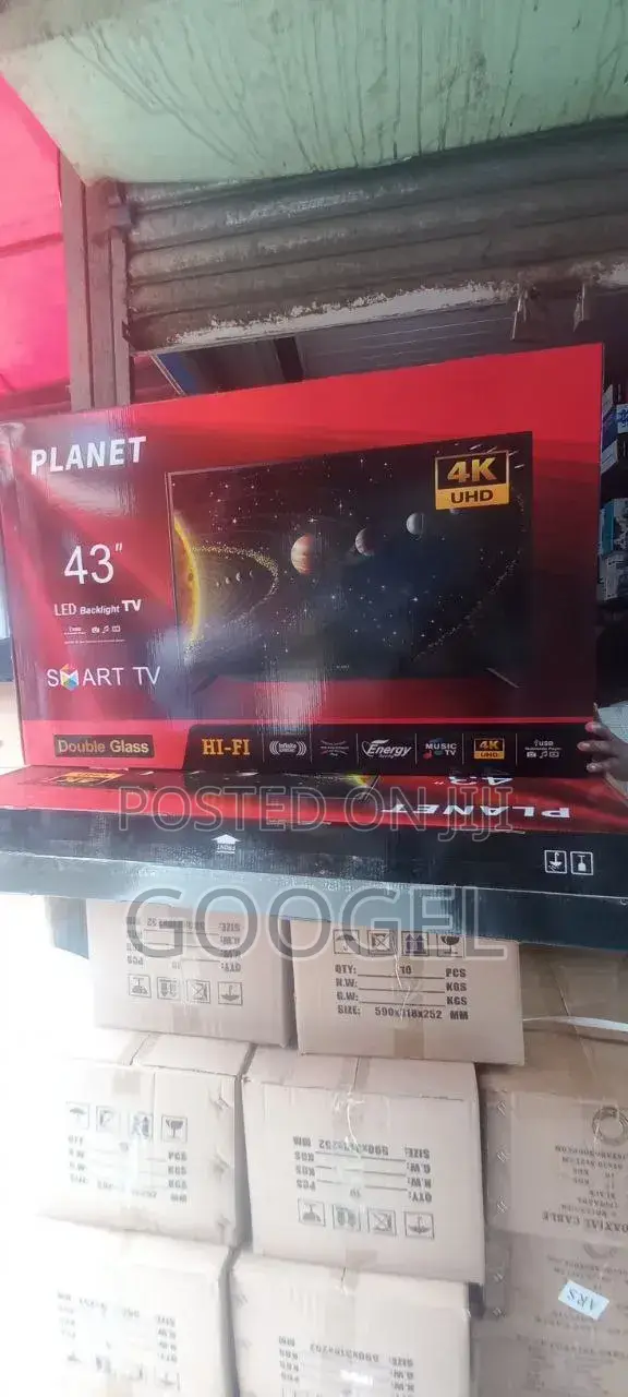 Planet 43-Inch Double Glass Smart TV