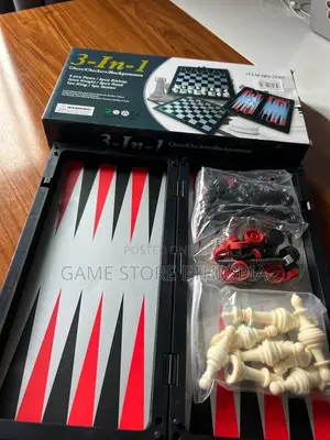 3in1 Magnetic Chess+ Checkers + Backgammon 3በ1 ማግኔቲክ [ ቼዝ + ዳማ +ባክጋመን