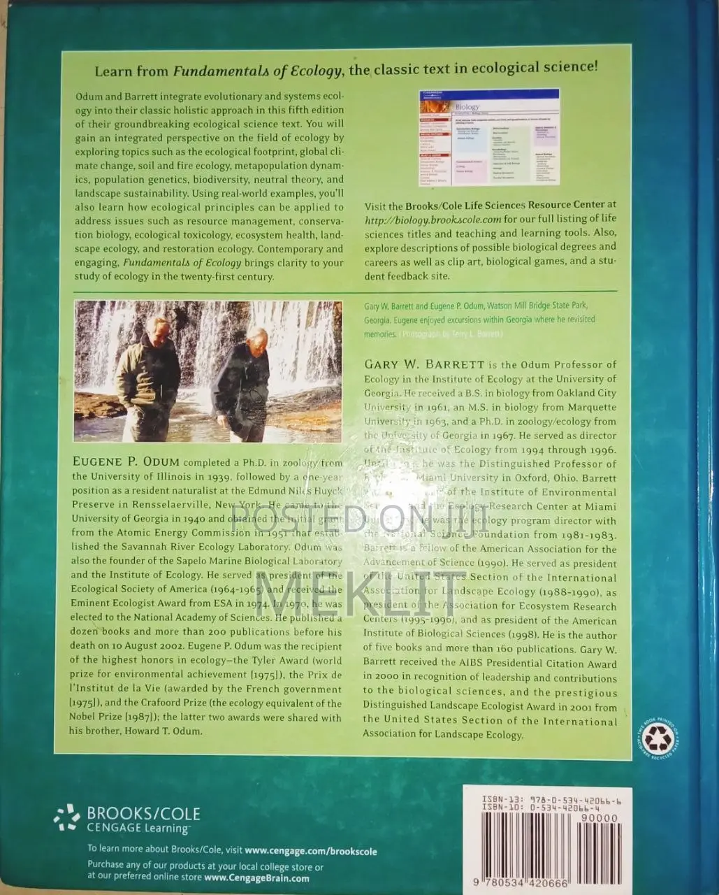 Fundamentals of Ecology