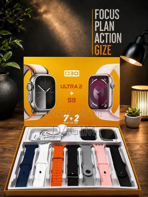 New D30 Ultra 2 + S9 Smart Watch Combo