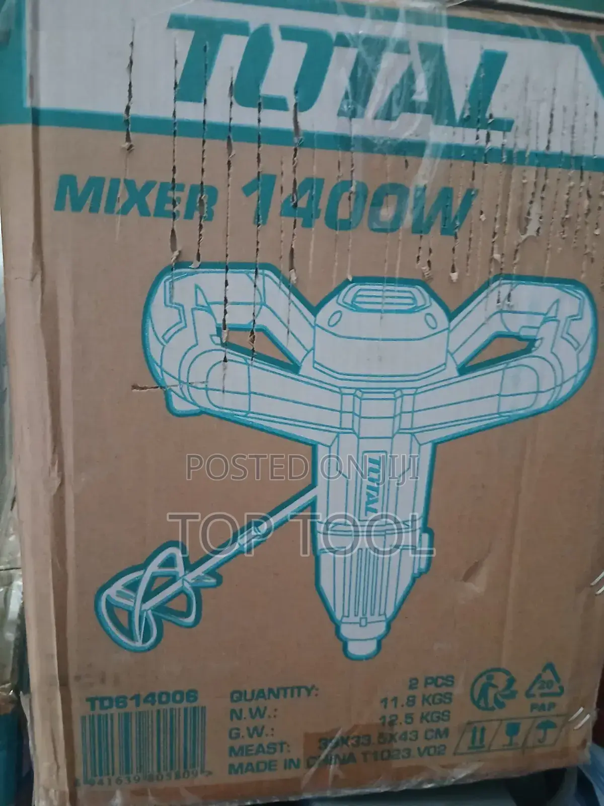 ፡Total Tools Brand 1400W Electric Industrial Mixer,