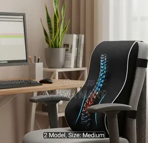 Memory Foam Lumbar Support Cushion, Comfortable Backrest Pillow For