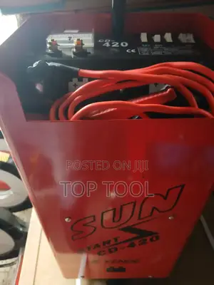 ,SUN Start CD-420 የኢንዱስትሪ ደረጃ የመኪና ባትሪ ቻርጀር እና ጃምፕ ስታርተር (Jump Starter