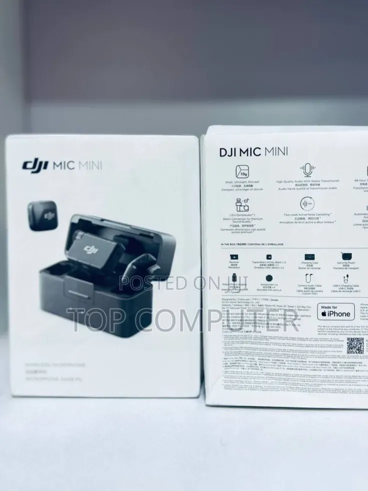 DJI Mic – Wireless Microphone Clear, Professional Sound