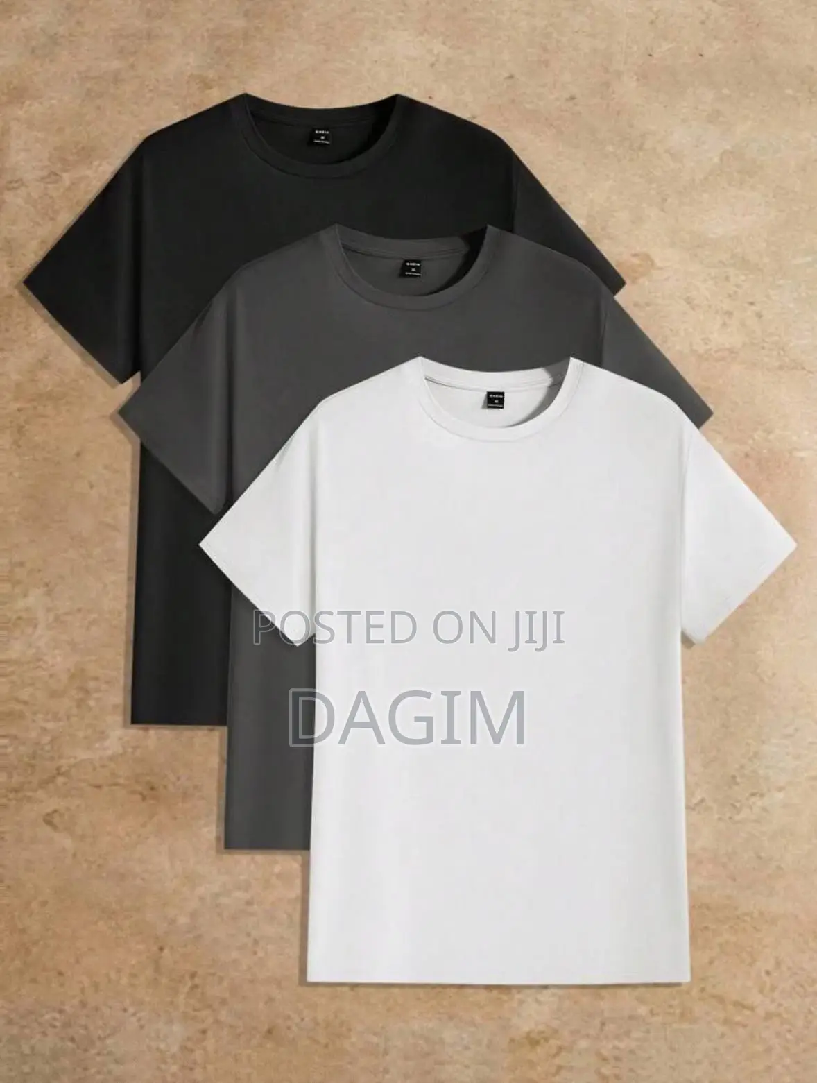 Premium European Standard Cotton T-Shirts | Black, Grey White