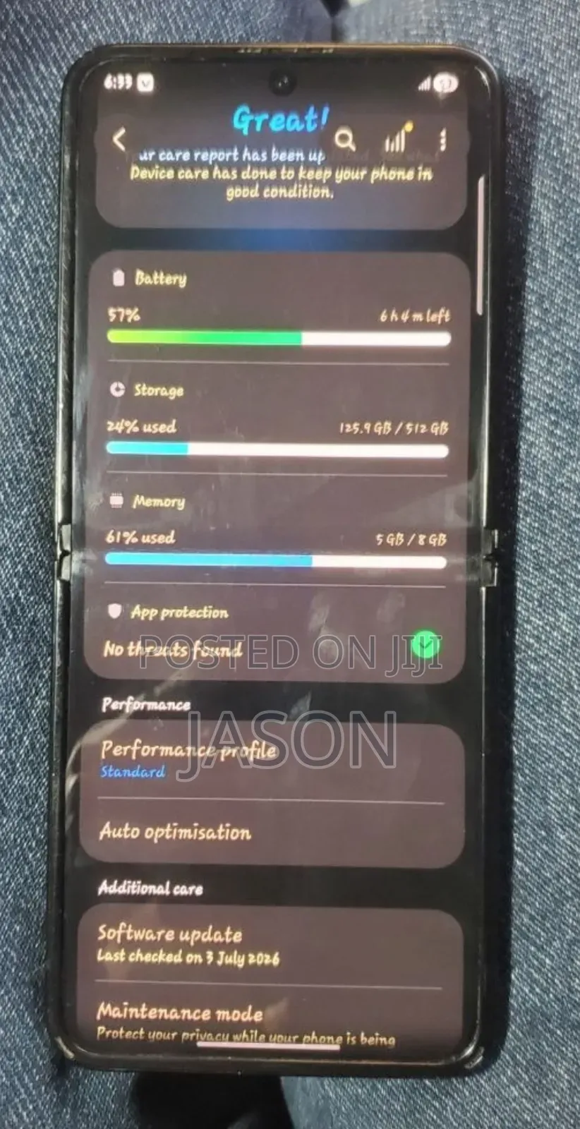 Samsung Galaxy Z Flip4 512 GB Green