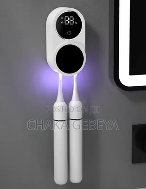 Keep Your Toothbrush Hygienic – UV-C Sanitizer With Wall Mount