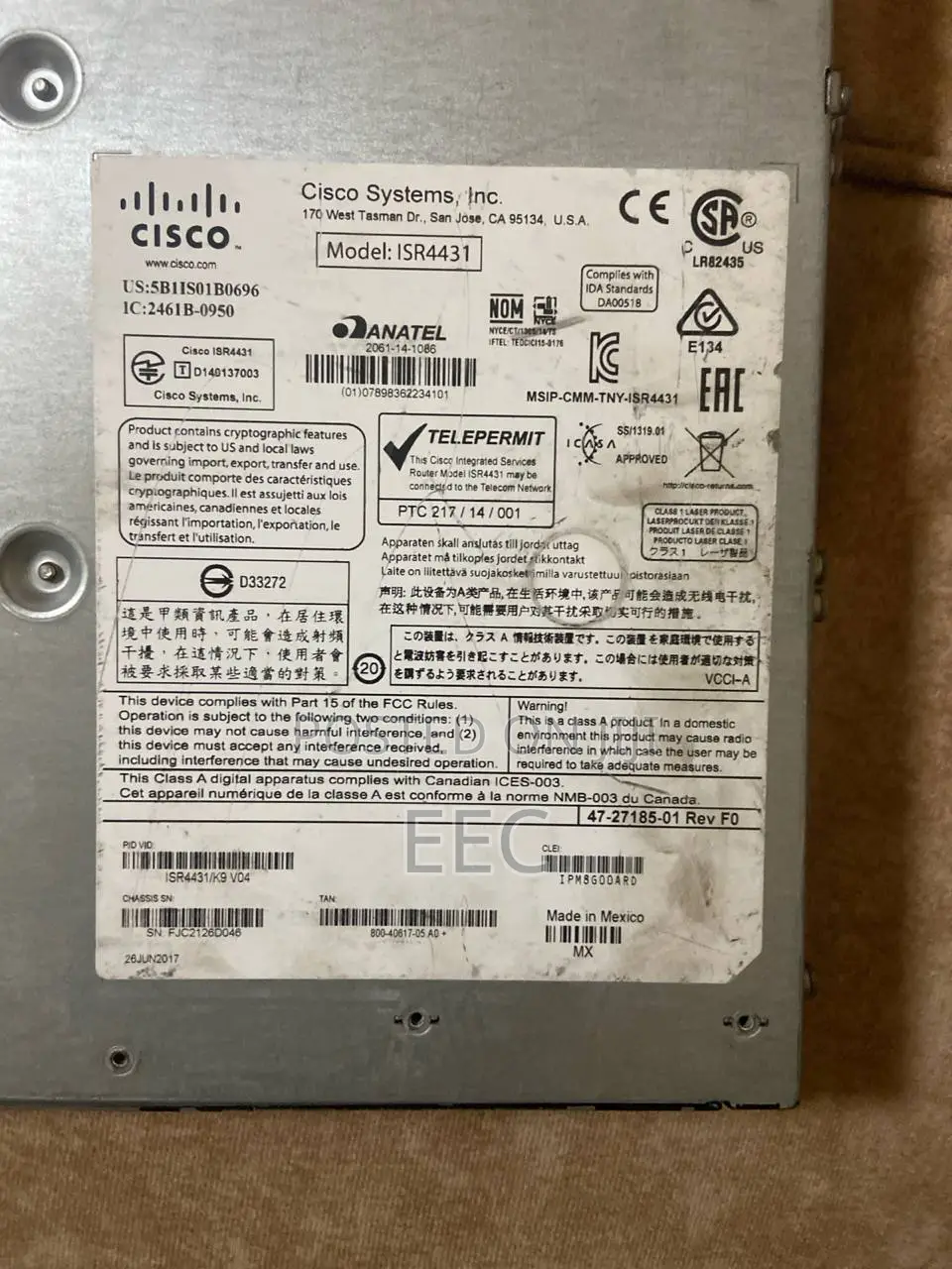 Cisco ISR4431