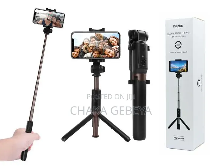 P15 Mini Tripod–Bluetooth Remote,Multi-Function Clamp,42cm Extendable