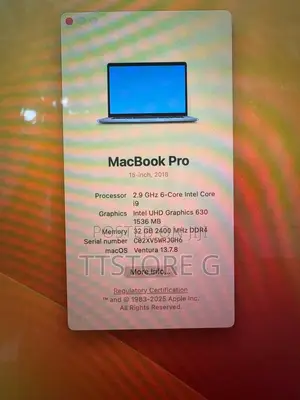 Laptop Apple MacBook Pro 2018 32GB Intel Core i9 SSD 2T