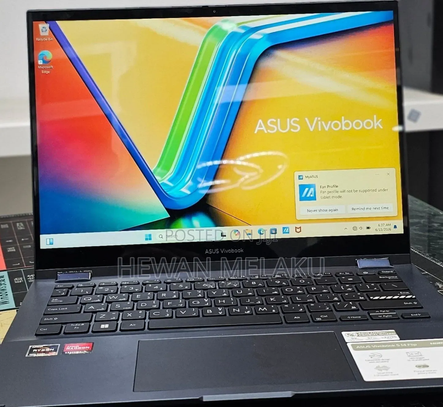 New Laptop Asus Vivobook 14 16GB AMD Ryzen 7 SSD 1T