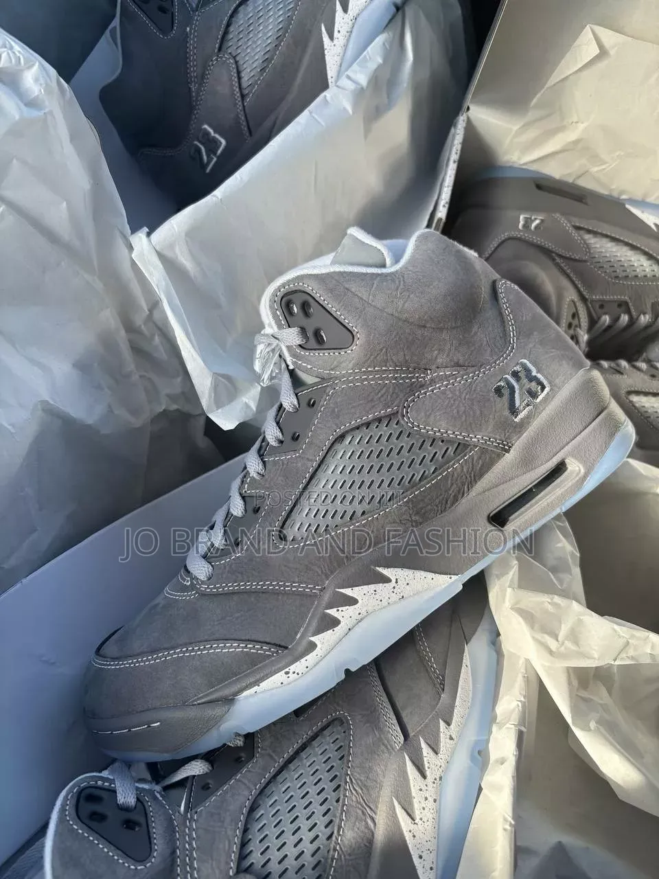 Air Jordan 5 "Wolf Grey" High Master Quality Shoes