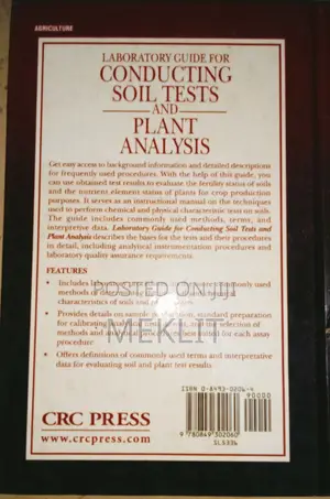 Laboratory Guide for Conducting Soil Tests and Plant Analysis
